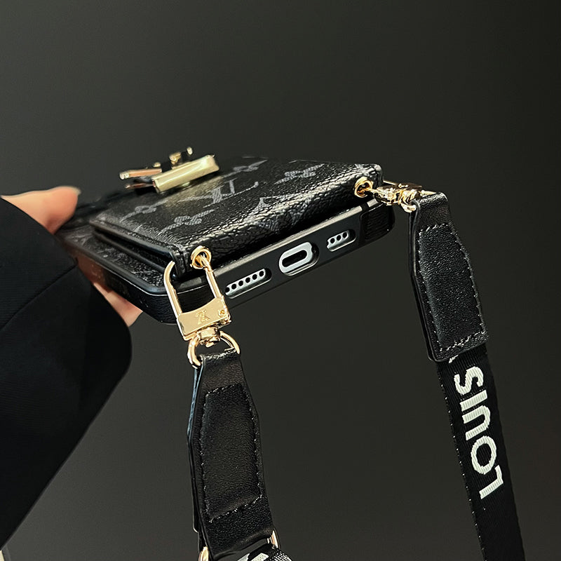 Lou Card Bag Chain Black iPhone Case mysite