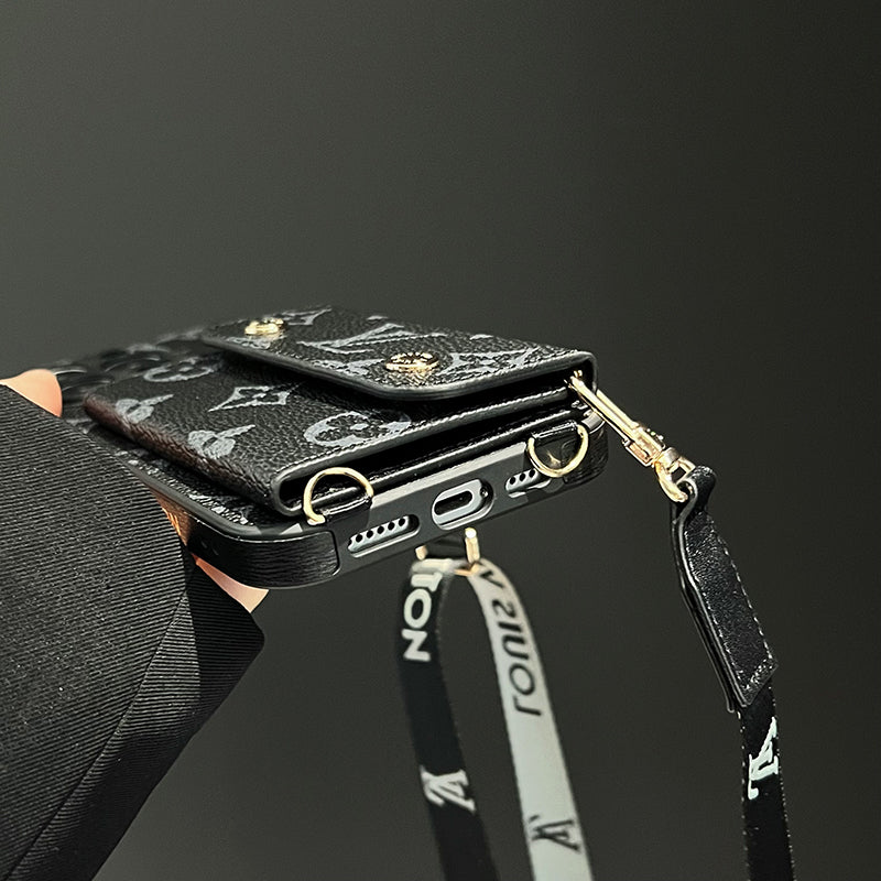 Lou Card Bag Chain Black iPhone Case mysite