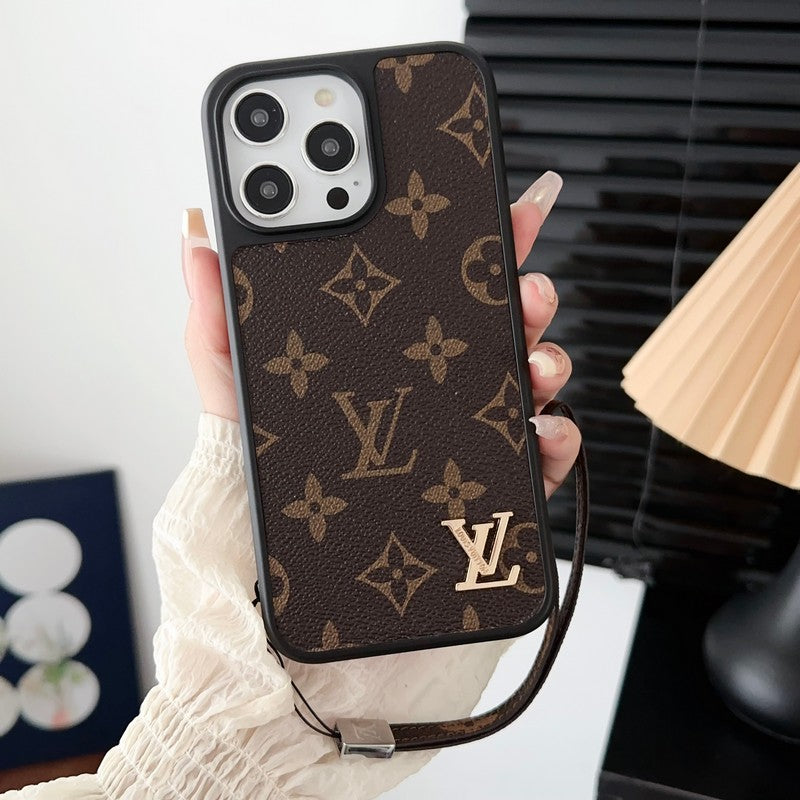 Lou Classic Brown Hand Chain iPhone Case mysite