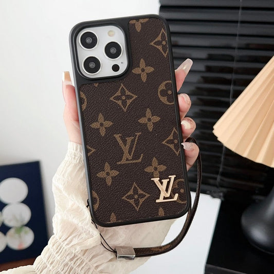 Lou Classic Brown Hand Chain iPhone Case mysite