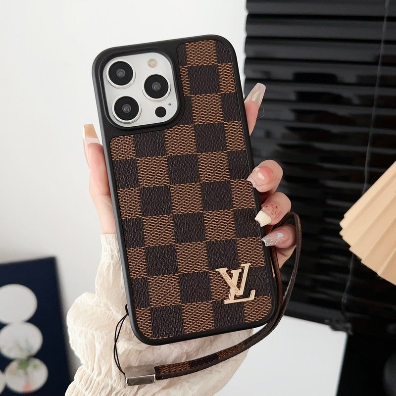 Lou Classic Brown Hand Chain iPhone Case mysite