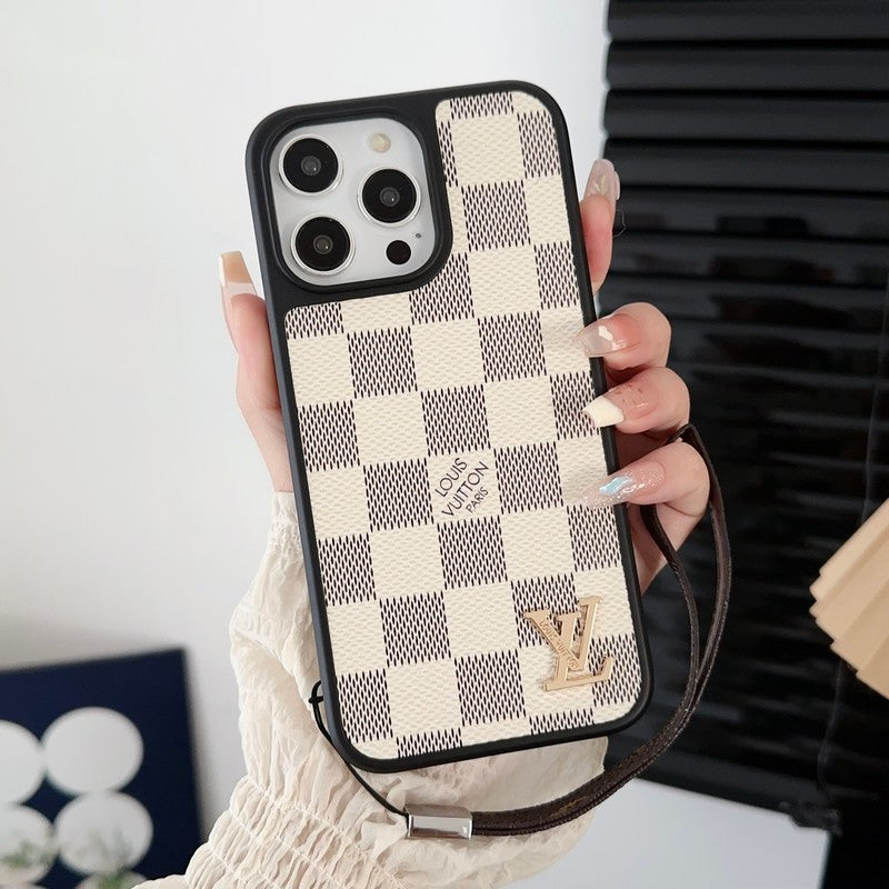 Lou Black & White Hand Chain iPhone Case mysite