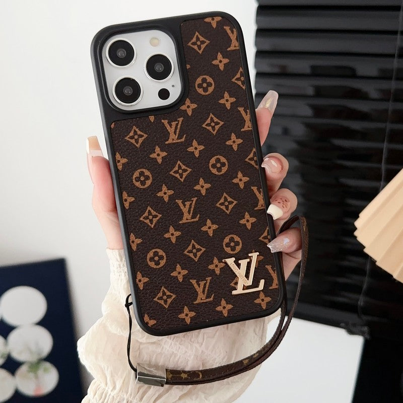 Lou Classic Brown Hand Chain iPhone Case mysite