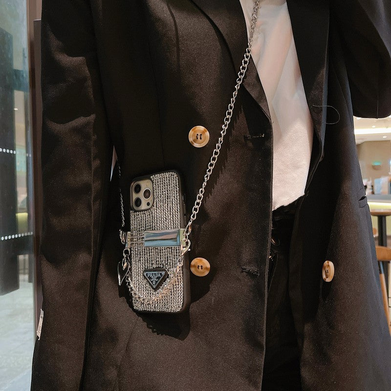 Pra Diamond Crossbody Chain iPhone Case mysite
