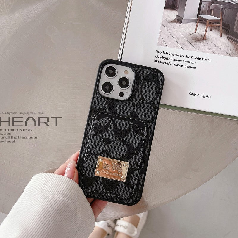 Coa Card Bag Leather iPhone Case mysite