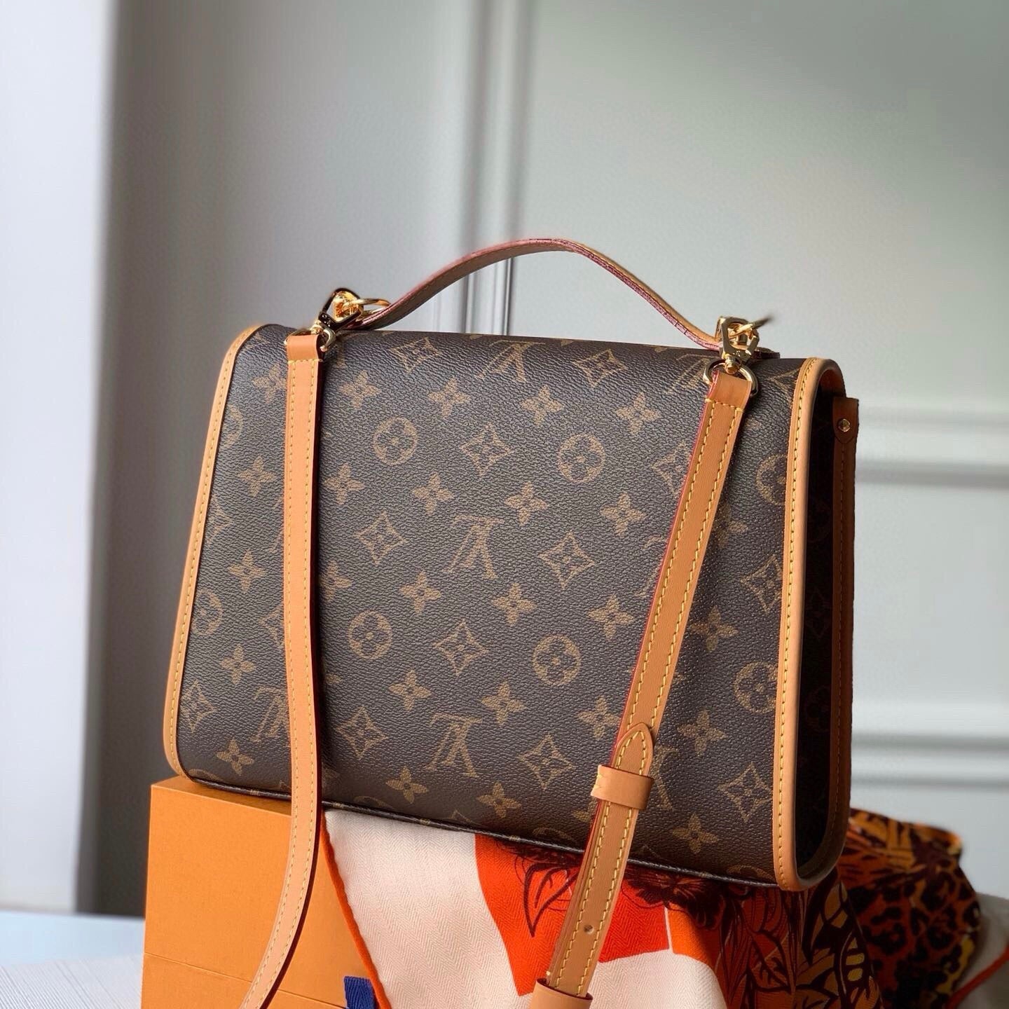 Square Brown Fashion Bag mysite