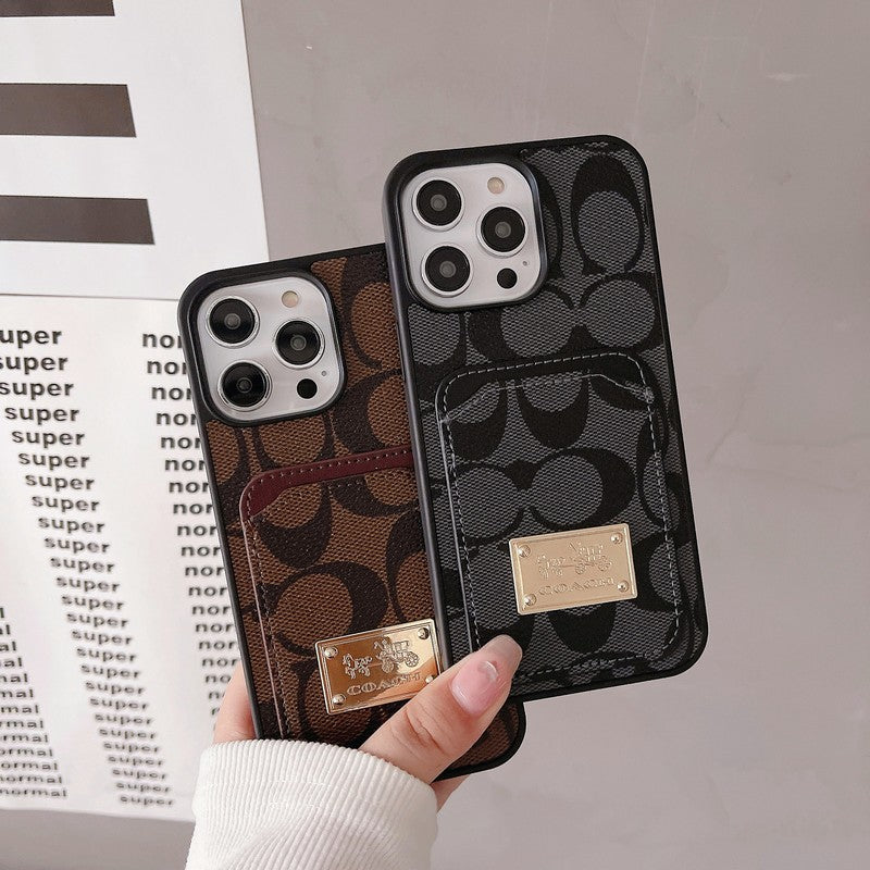 Coa Card Bag Leather iPhone Case mysite