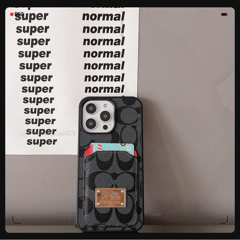 Coa Card Bag Leather iPhone Case mysite