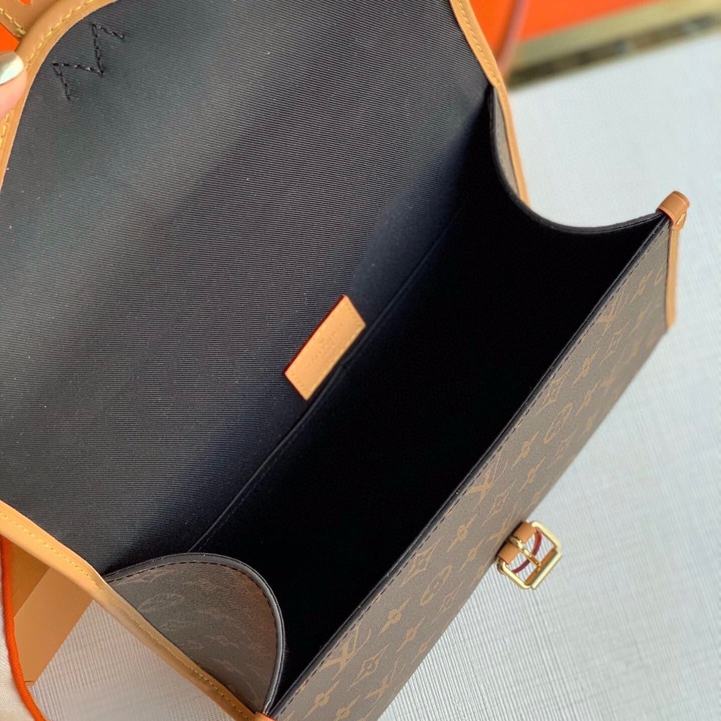 Square Brown Fashion Bag mysite