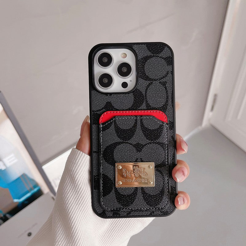 Coa Card Bag Leather iPhone Case mysite