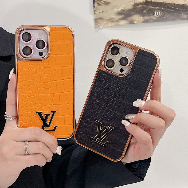 Lou Crocodile Pattern Color iPhone Case mysite