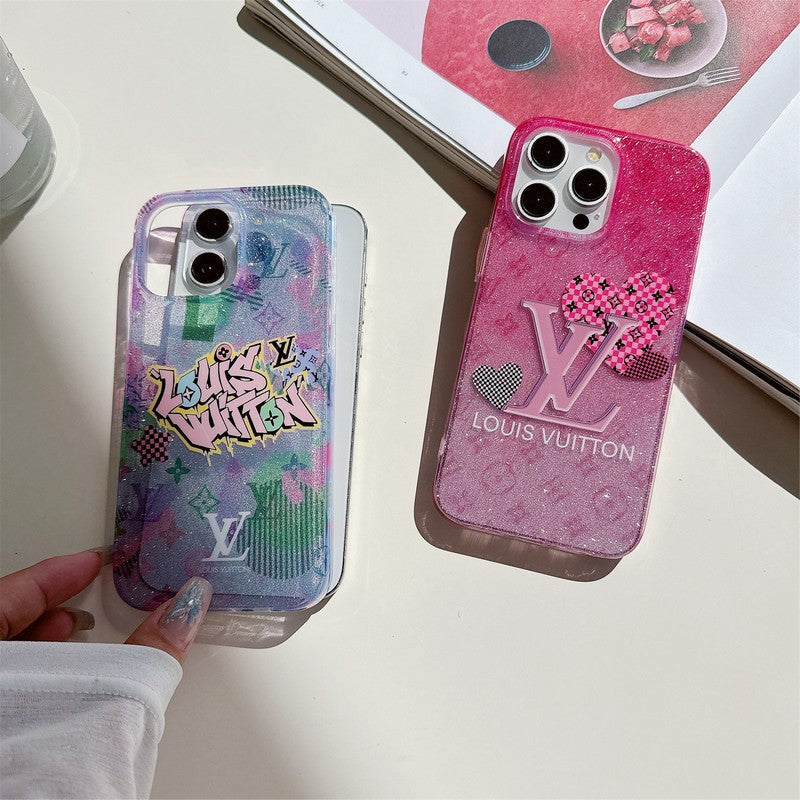 Lou Glitter iPhone Case mysite