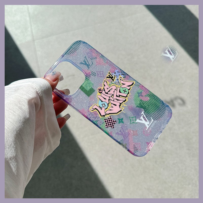 Lou Glitter iPhone Case mysite
