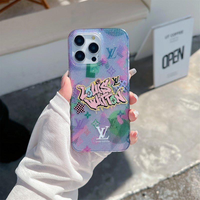 Lou Glitter iPhone Case mysite