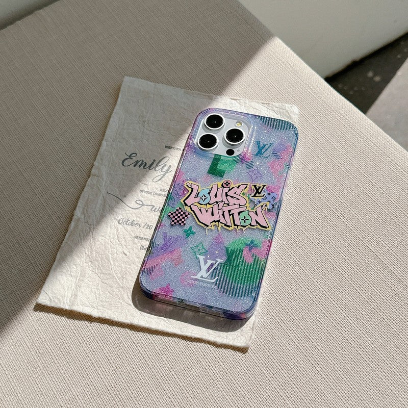 Lou Glitter iPhone Case mysite