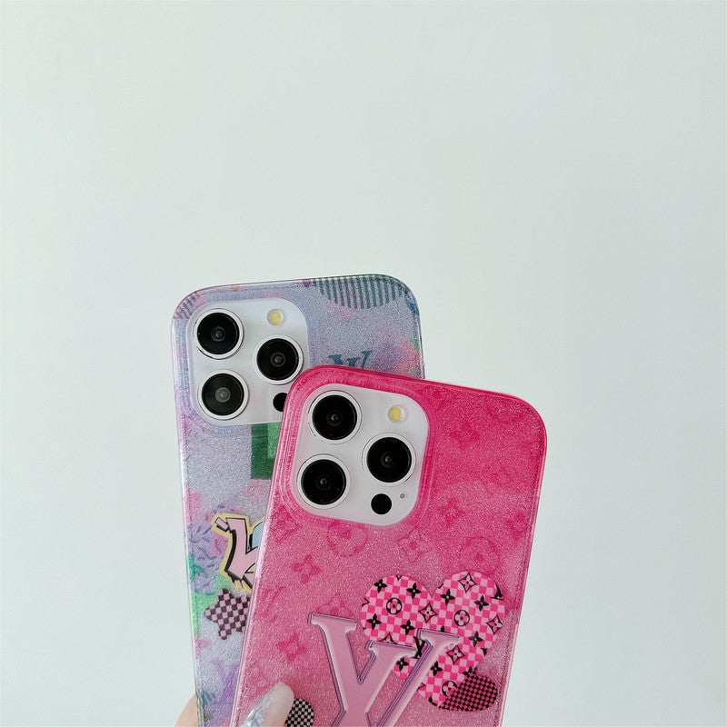 Lou Glitter iPhone Case mysite
