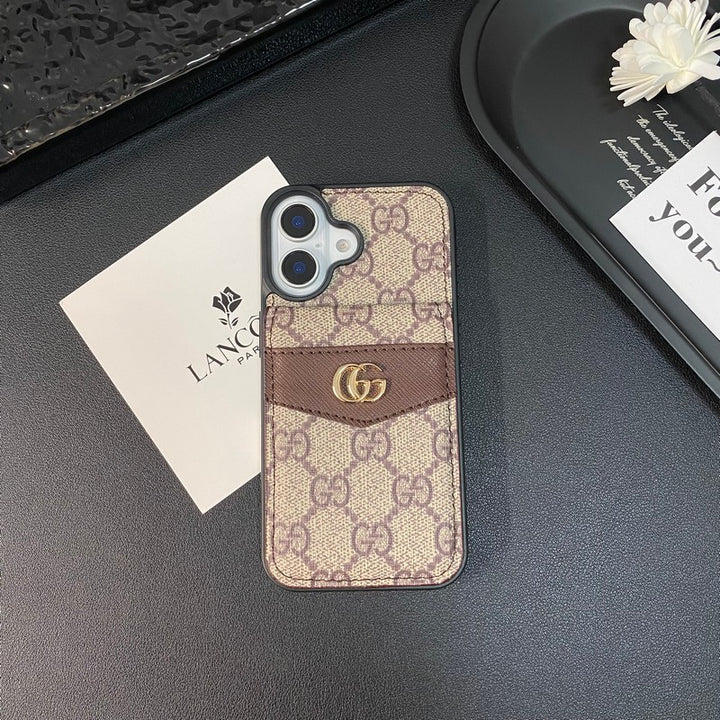 Luxury Case with  CARD BAG IPHONE CASEs mysite