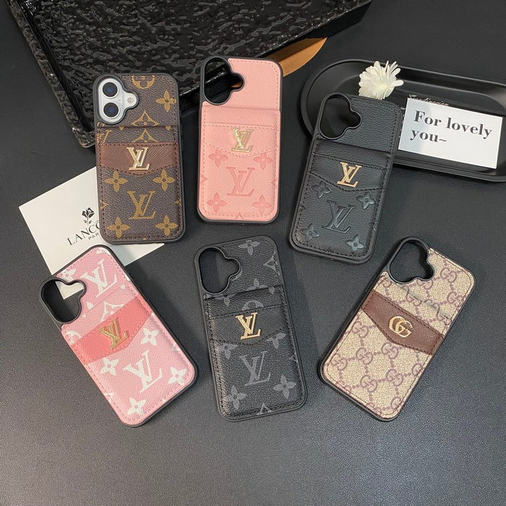 Luxury Case with  CARD BAG IPHONE CASEs mysite