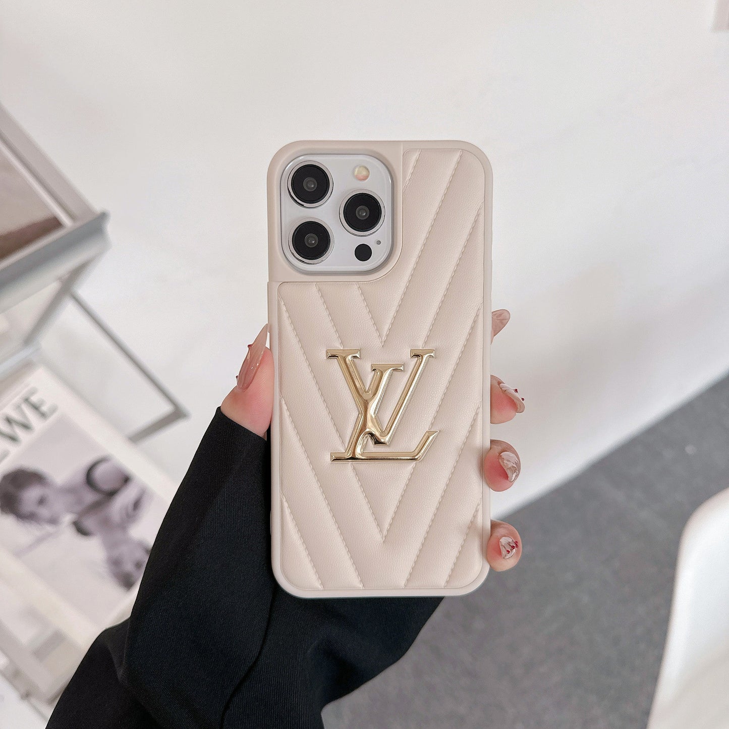 Lou Leather iPhone Case mysite