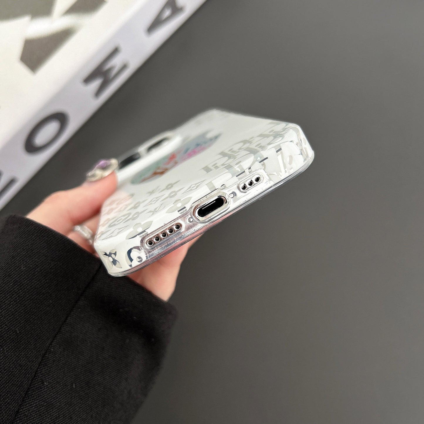CD GG CC Lou White iPhone Case mysite