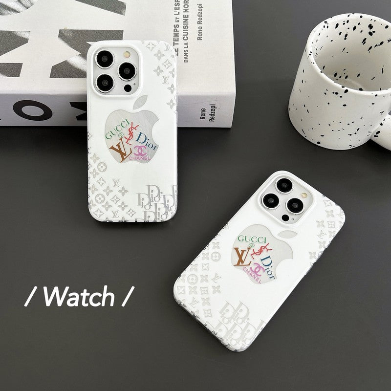 CD GG CC Lou White iPhone Case mysite
