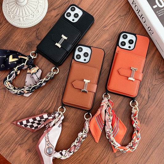 H Card Bag Scarves Leather iPhone Case mysite