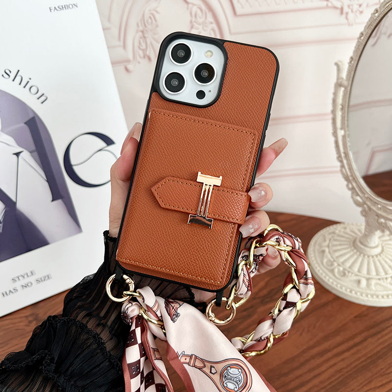 H Card Bag Scarves Leather iPhone Case mysite