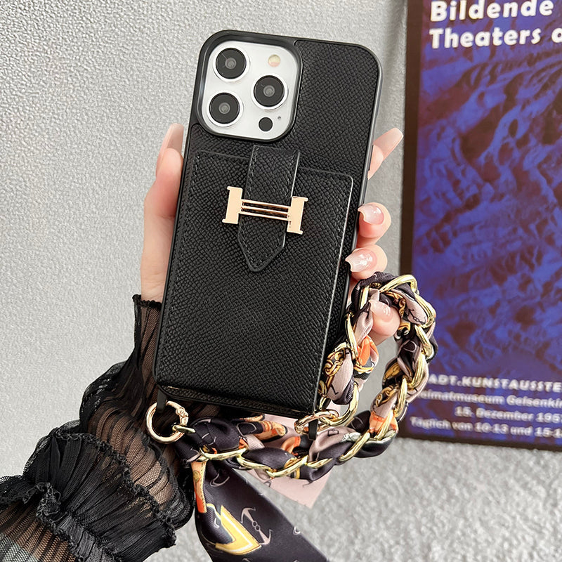 H Card Bag Scarves Leather iPhone Case mysite