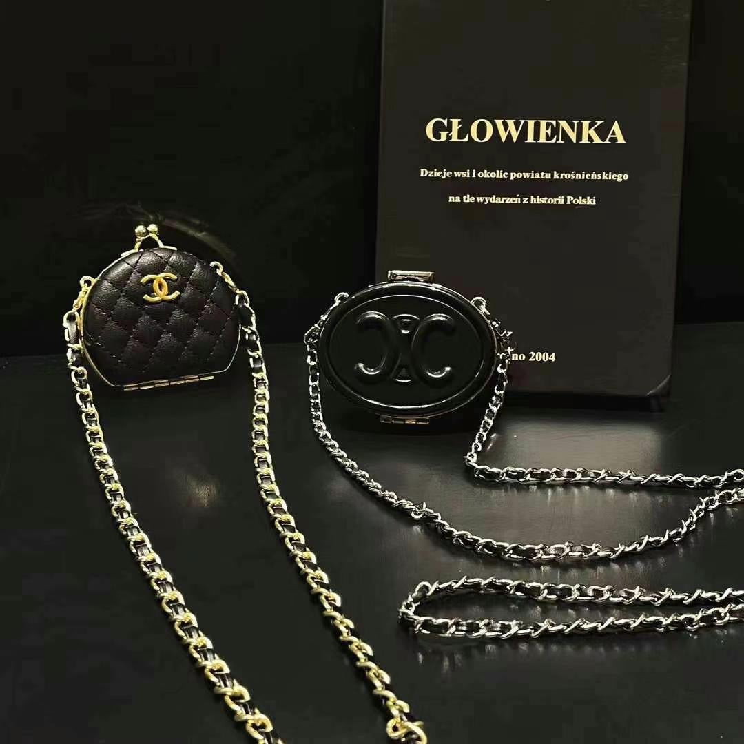 Cool Black Mini Bag With Chains mysite