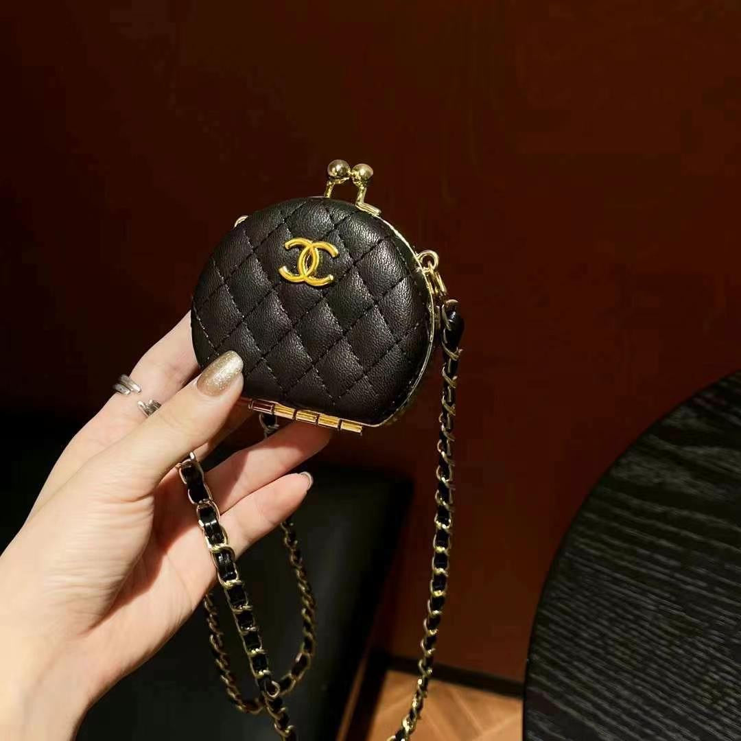 Cool Black Mini Bag With Chains mysite