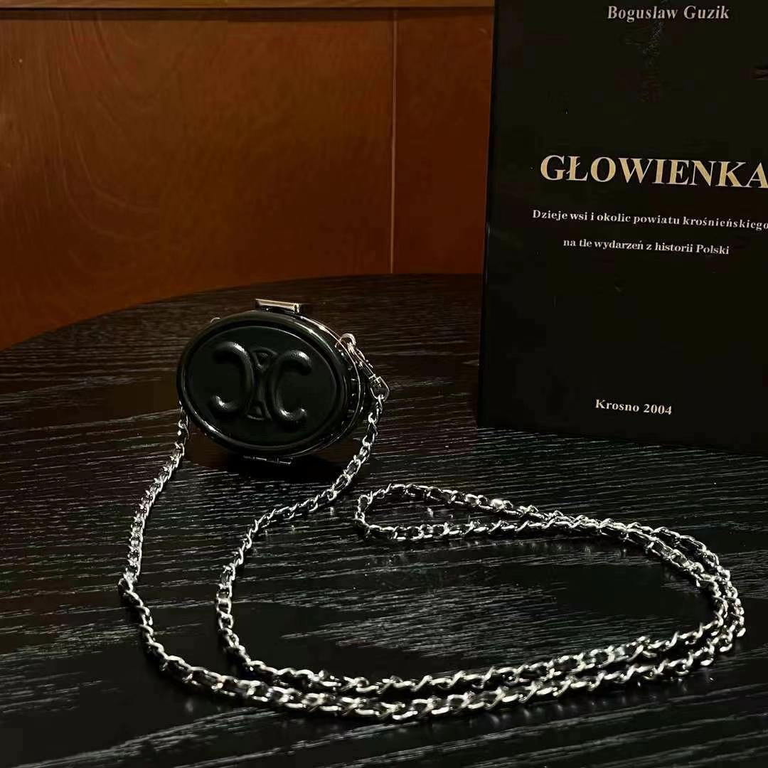 Cool Black Mini Bag With Chains mysite