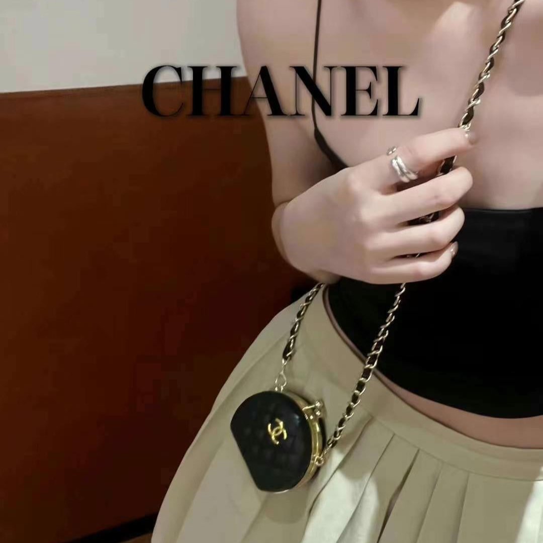 Cool Black Mini Bag With Chains mysite