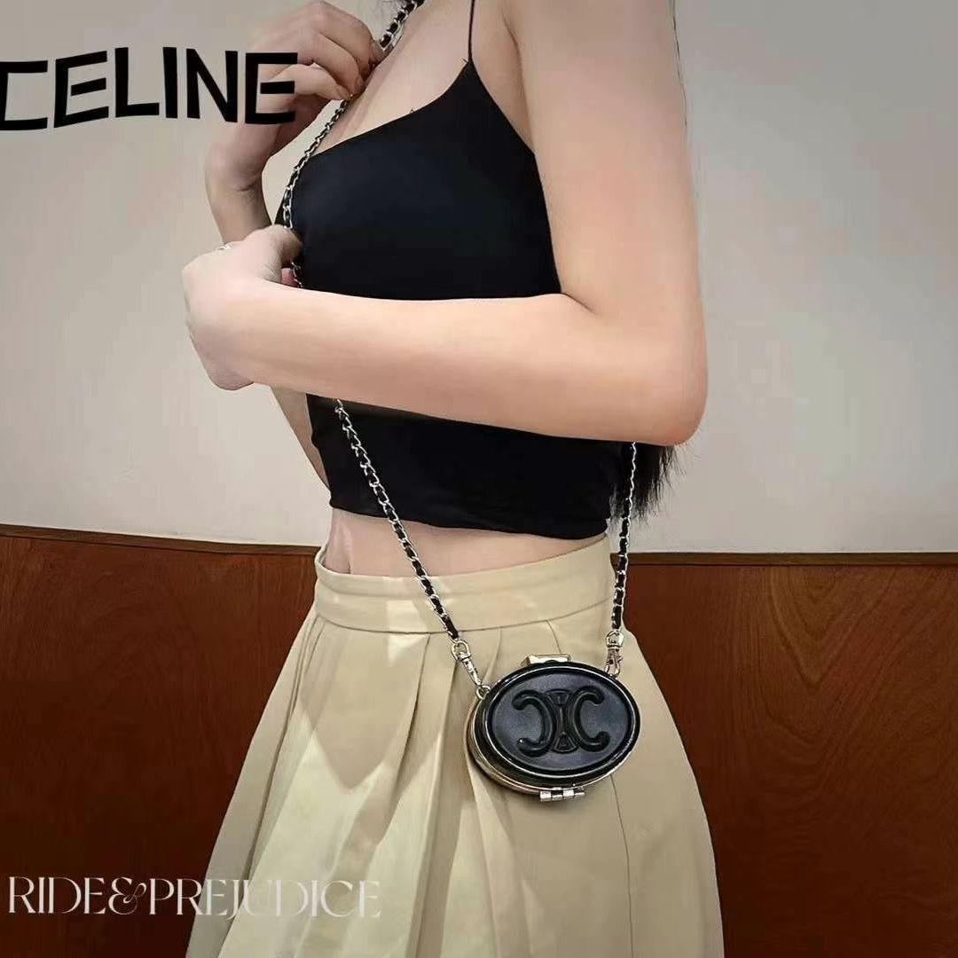 Cool Black Mini Bag With Chains mysite