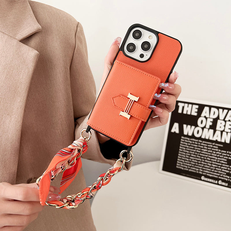 H Card Bag Scarves Leather iPhone Case mysite