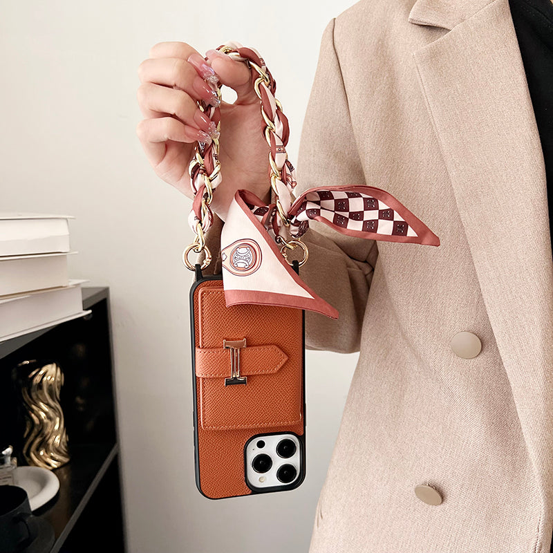 H Card Bag Scarves Leather iPhone Case mysite