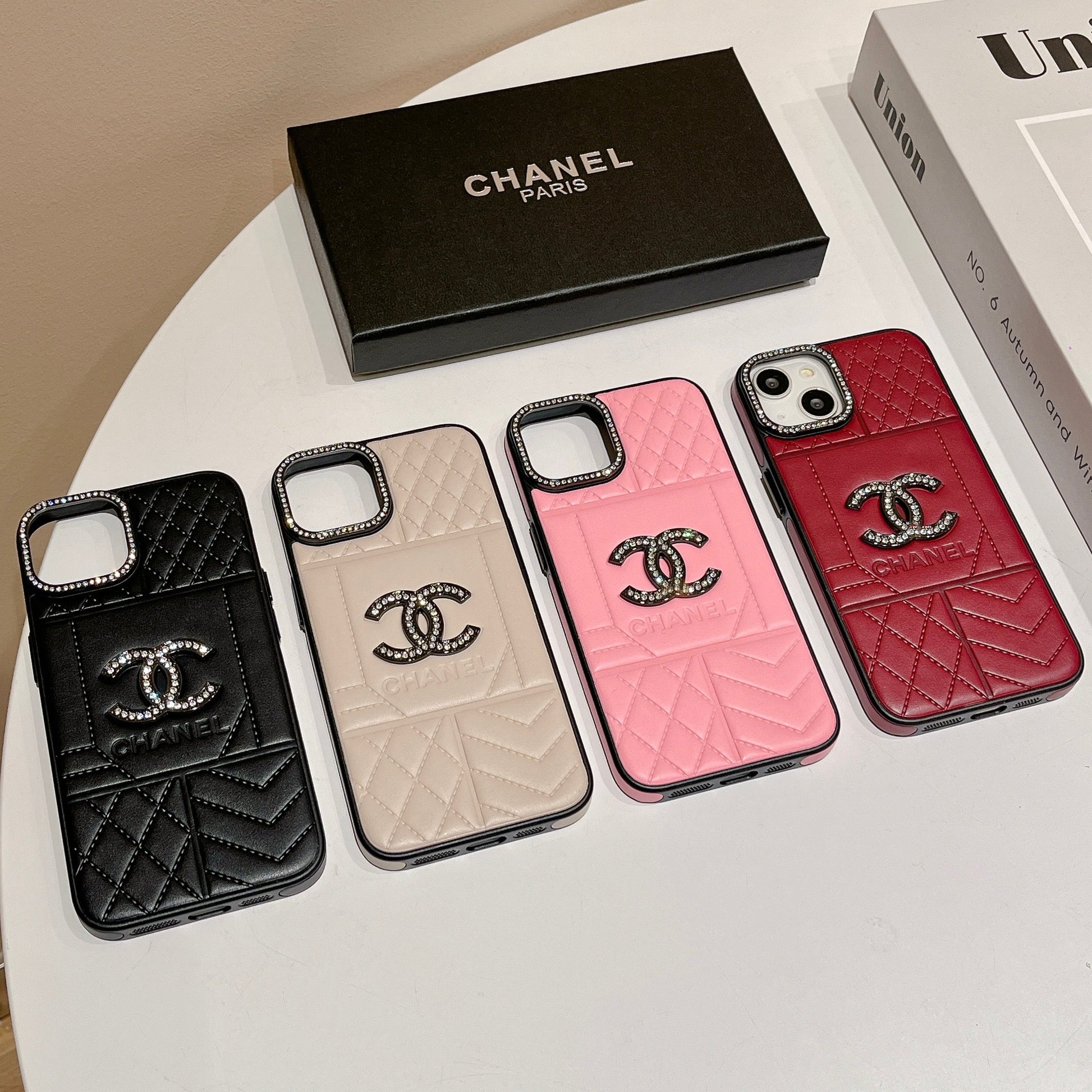 CC Rhombus Leather iPhone Case mysite