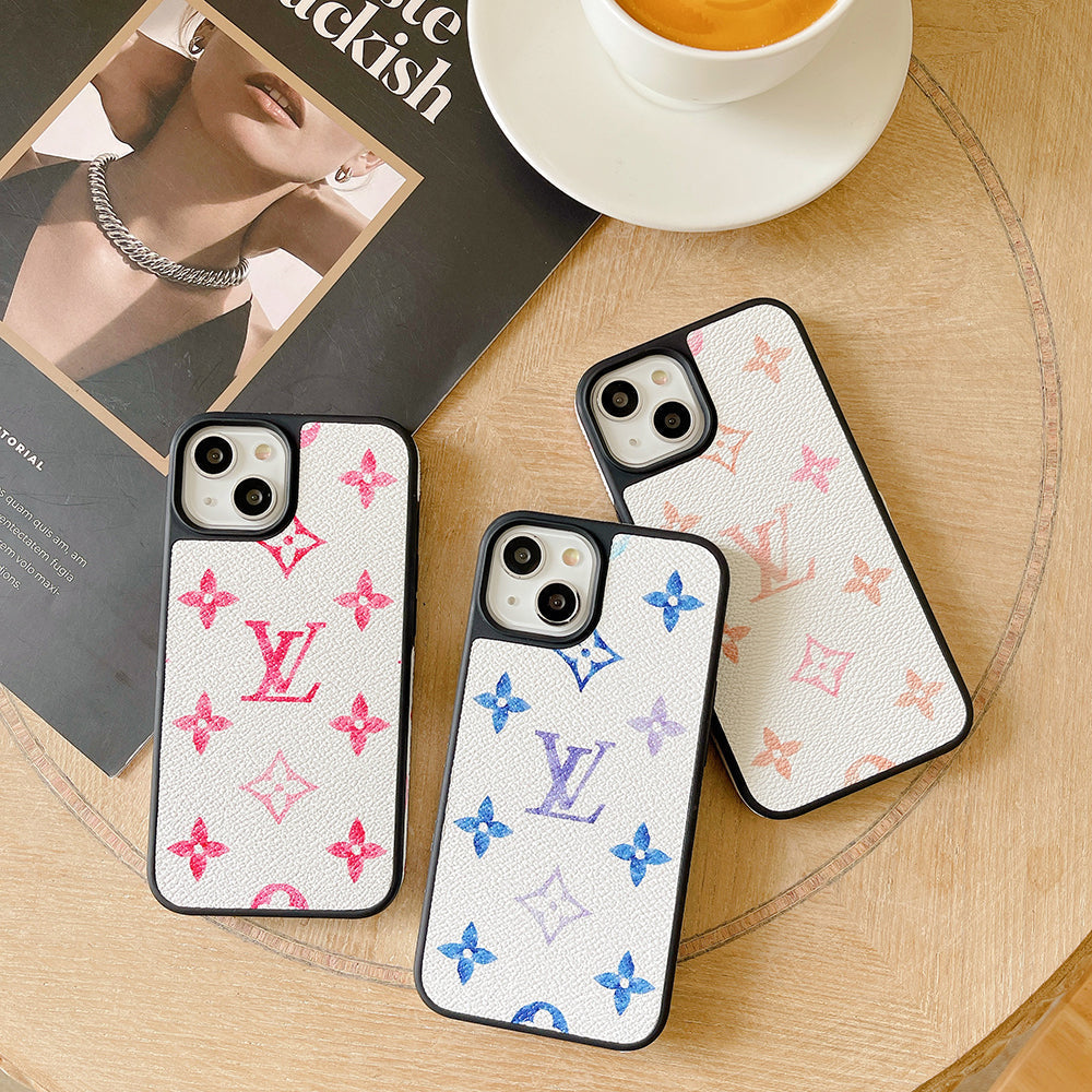 Lou Color Leather iPhone Case mysite