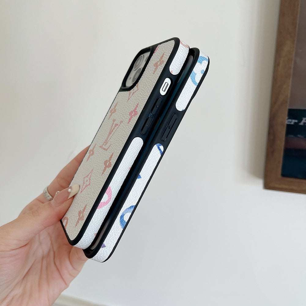Lou Color Leather iPhone Case mysite