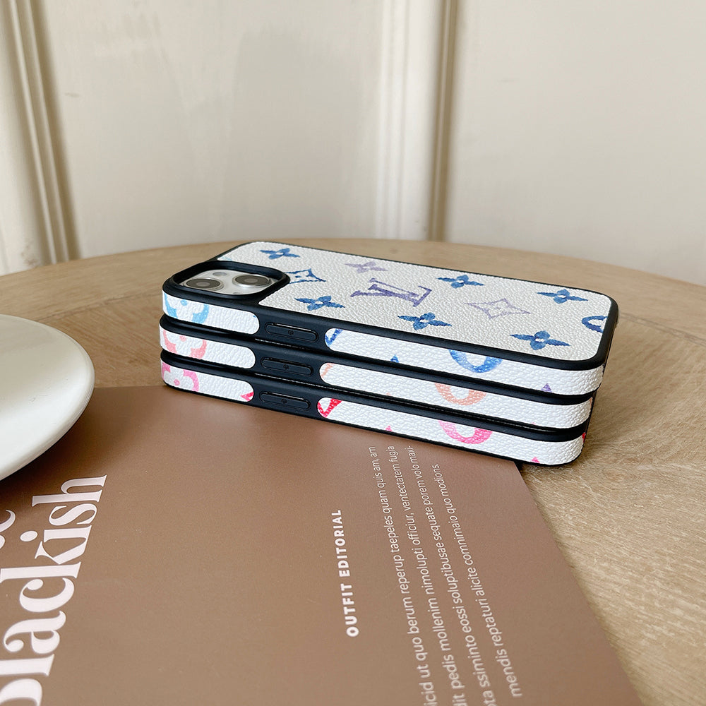 Lou Color Leather iPhone Case mysite