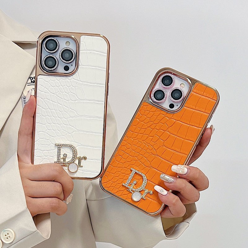 CD Diamond Logo Rose Gold iPhone Case mysite