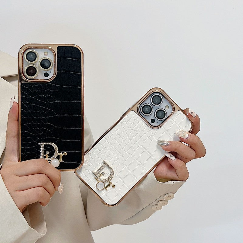 CD Diamond Logo Rose Gold iPhone Case mysite