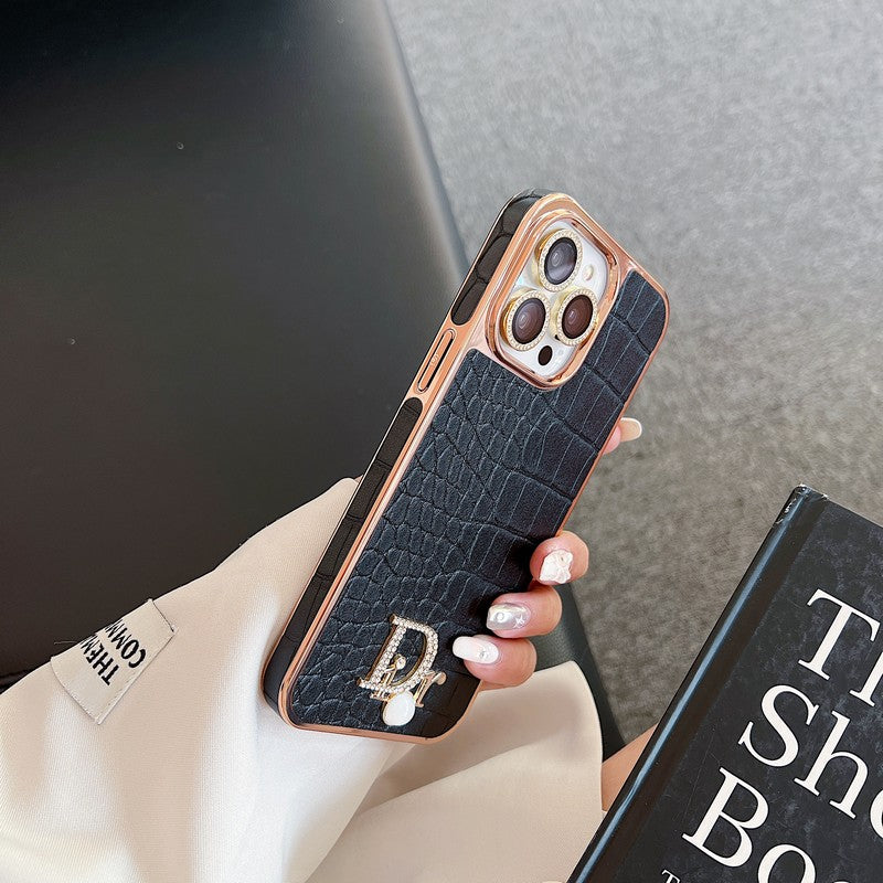 CD Diamond Logo Rose Gold iPhone Case mysite
