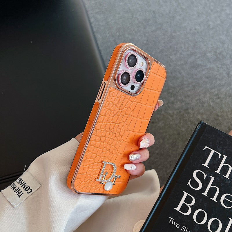 CD Diamond Logo Rose Gold iPhone Case mysite