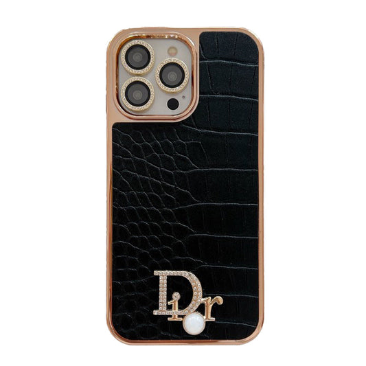 CD Diamond Logo Rose Gold iPhone Case mysite