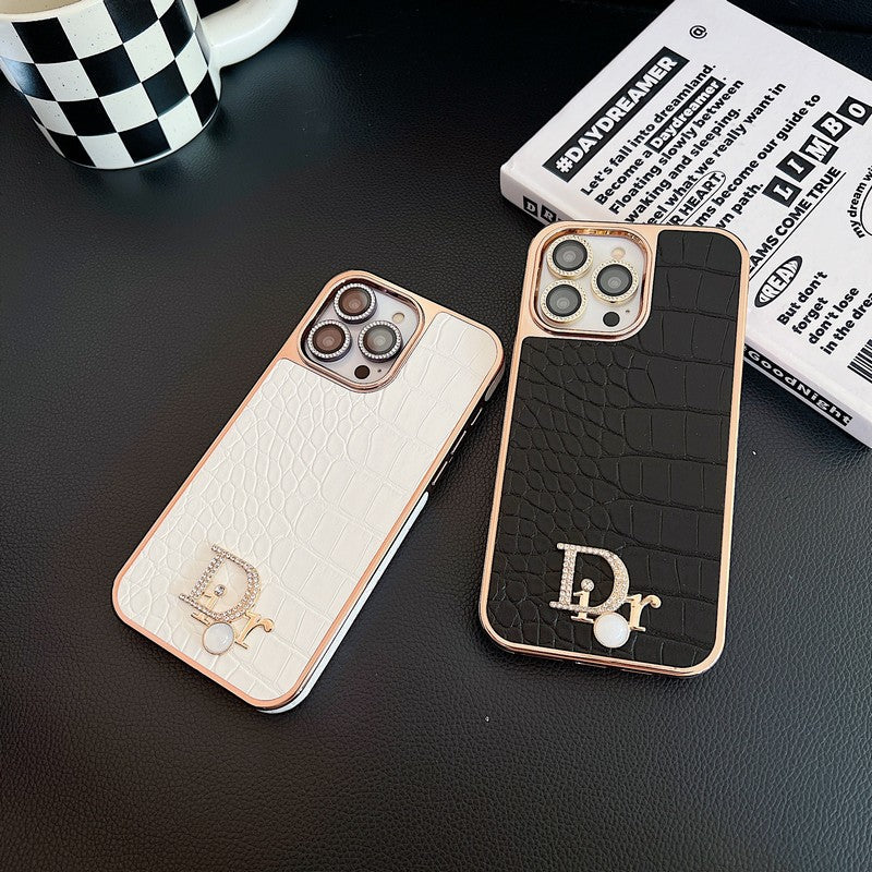 CD Diamond Logo Rose Gold iPhone Case mysite