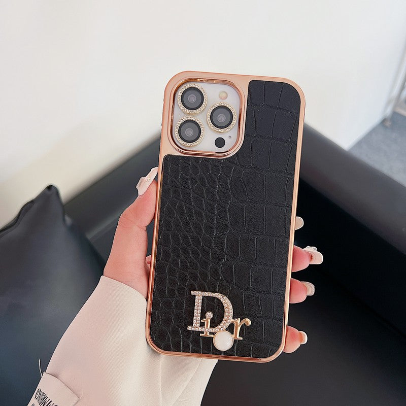 CD Diamond Logo Rose Gold iPhone Case mysite