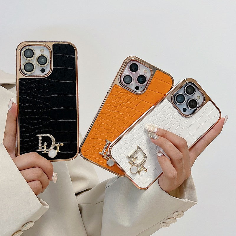CD Diamond Logo Rose Gold iPhone Case mysite
