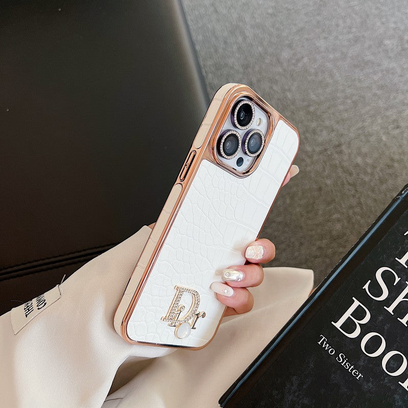 CD Diamond Logo Rose Gold iPhone Case mysite