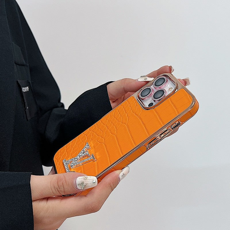 Lou Diamond Logo Rose Gold iPhone Case mysite