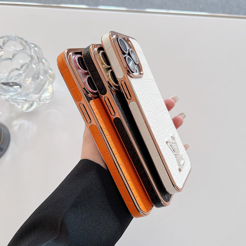Lou Diamond Logo Rose Gold iPhone Case mysite